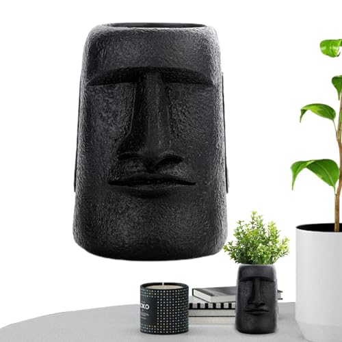 Genérico Maceta de de Pascua,Maceta de Cabeza de de Pascua | Estatua de jardín de Resina, Maceta | Macetero con Cabeza de Estatua para replantar, decoración del jardín del Coche del hogar