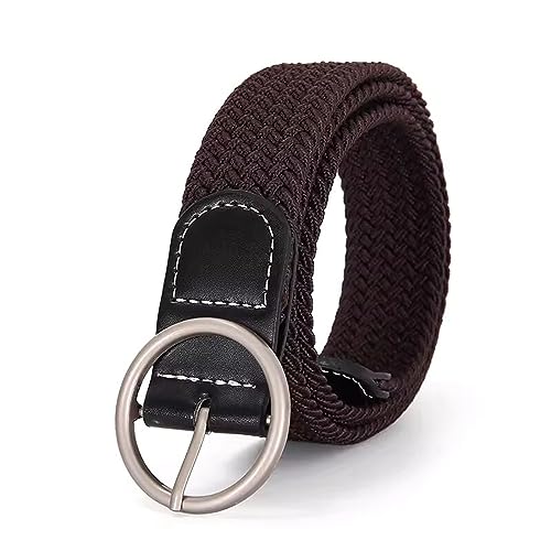 Swtddy 2 Pack Women's Stretch Braided Web Belts Elastic For Jeans Casual Pants Dresses Belt2