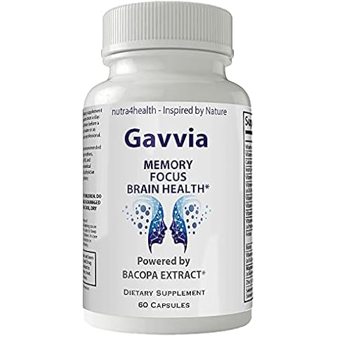 Gavvia Focus Memory Brain IQ Health Pro Mind Complex Mind Tech Nootropic Original by Nutra4health Mindtech Brain Booster Supplement 60 Capsules Cover