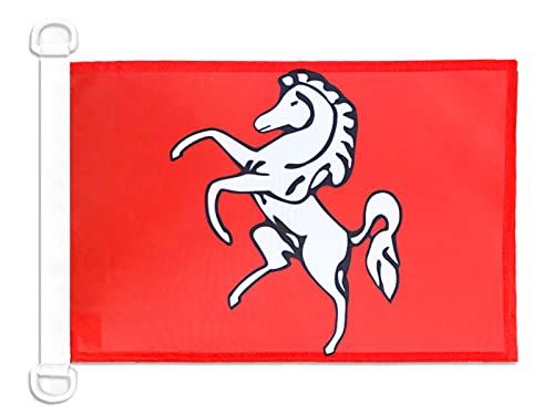 AZ FLAG Kent county Boat Flag 45x30 cm Mesh Polyester Plastic Rings — image 1