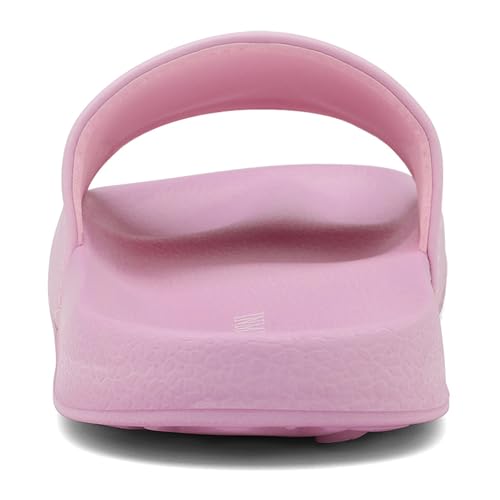 Image of INMINPIN Kids Boys Girls Slides Sandals Beach Pool Shower Shoes | lightweight, easy to clean paired with shorts,T-shirts,jeans,a short skirt for swimming pool,beach,bathroom