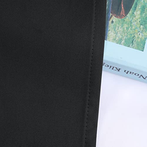 Owenie Maya 100% Blackout Curtains For Windows, Super Soft & Warm Total Darkness Drapes For Bedroom, Grommet Privacy Assured Window Treatment For Patio (Pack Of 2, 54 Inches W X 108 Inches L, Black) #TOP7