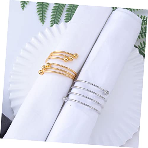 Napkin Rings 24 Pcs Napkin Ring Satin Set Vintage Decor Wedding Table Decor Serviette Rings Spring Buffet Napkin Buckle Metal Metal Napkin Ring Tableware Accessories #TOP2