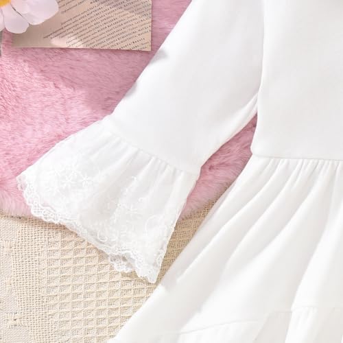Image of fioukiay Toddler Girls Fall Winter Outfit 18 Months - 6T