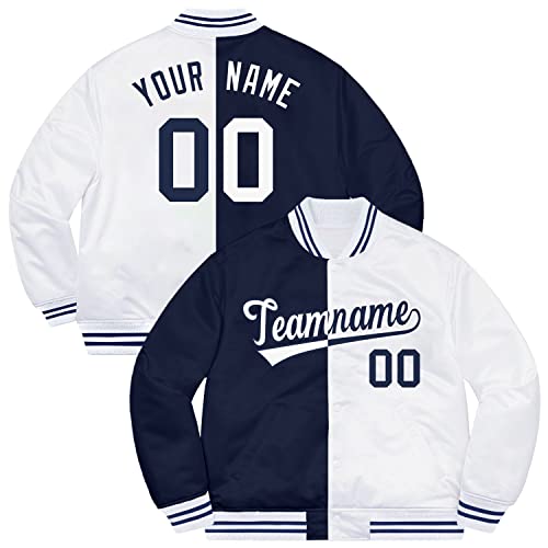 KXK Custom Varsity Jacket Design Your Own Letterman Baseball Coat Personalized Stitched Name Number Logo for Men Women Youth