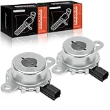 A-Premium 2-PC Engine Variable Valve Timing Solenoid Compatible with Subaru 2017 Outback, 2014-2015/2019-2020 Forester, 2012-2016 Impreza, 2016-2021 Crosstrek, Legacy, XV Crosstrek, WRX
