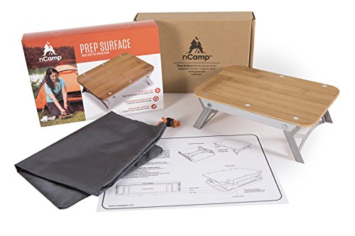 image for nCamp Universal Portable Outdoor Camping Elevated Prep Cutting Board S