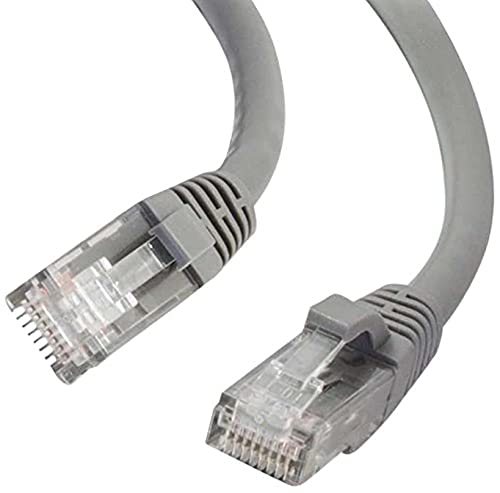 C2G 27138 Cat6 Cable - Snagless Unshielded Ethernet Network Patch Cable, Gray (125 Feet, 38.1 Meters)
