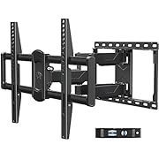 Mounting Dream TV Wall Mount for Most 42-75" Flat Screen TVs, Full Motion Wall Mount for TV with Dual Swivel Articulating Arms, Perfect Center Design TV Mount Wall, up to VESA 600x400mm and 100 lbs