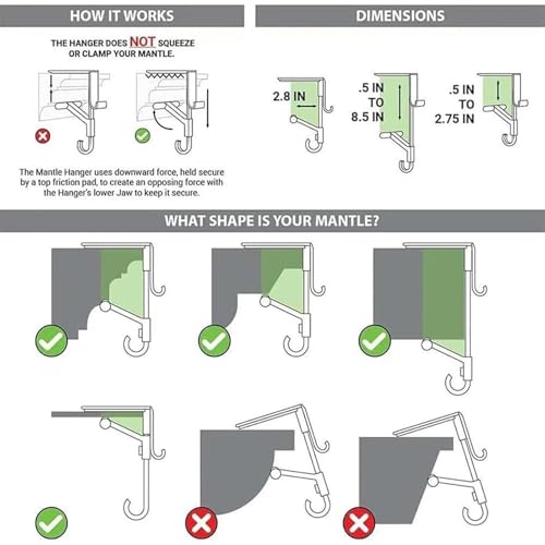 Support de chaussette de cheminée sans perçage, protégez vos meubles