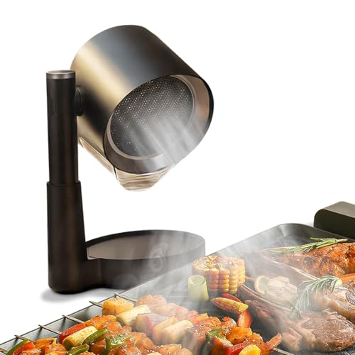 Yoicee Portable Range Hood - Detachable Aluminum Grease Filter, 3 Speed Exhaust Fan for Indoor & Outdoor RV Cooking, Compact Kitchen Ventilation for BBQ, Grilling, and Stovetop Use