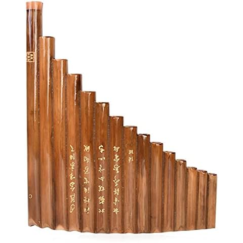 Pan Flute, 15 Pan Pipes, G Key Panpipes, Musical Instrument Easy to Learn for Beginners and Students Cover
