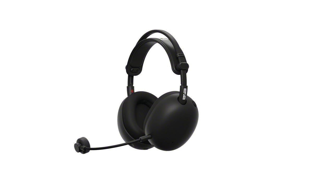 Sony INZONE H9 II: Auriculares Gaming inalámbricos con Noise Cancelling, Ligeros, Micrófono Cardioide Extraible con IA, 2,4 GHz y Bluetooth, Estuche Blando, para PC, PS5, Switch y Móviles, Negro