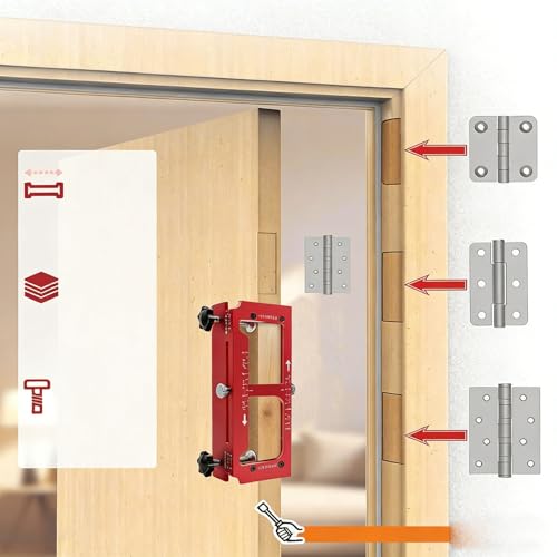 Kit d'installation de charnière de porte pour rénover facilement vos ouvertures - 6