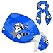 Vcedizo Working Cap with Button Sweatband, Dancing Racoon with Crown Surgical Surgery Hats Ponytail Holder