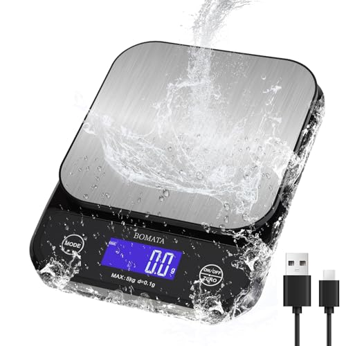 Amazon.co.jp: BOMATA (ボマタ) キッチン はかり 防水IP65 洗える 0.1g