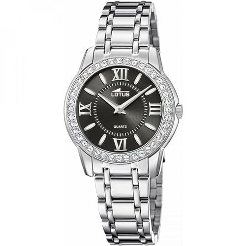Montre femme Lotus argentée en acier inoxydable, le cadeau idéal pour femme