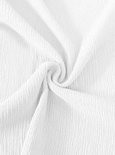 Image of Girls Ruffle Shirt Flutter Sleeve Top Crewneck Cute Summer T Shirts Casual Tees Off White 9-10 Years