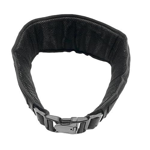 Yardwe Web Belt for Men Women Heavy Duty Nylon Utility Belt with Hook Loop Fastener Versatile System for Outdoor Activities Black