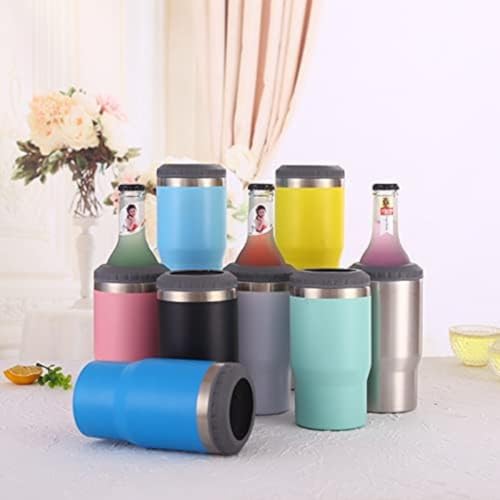 Copo Porta Cerveja Térmico Suporte Garrafa Térmica De Lata Latinha Latão Long Neck Aço Inox Refriger