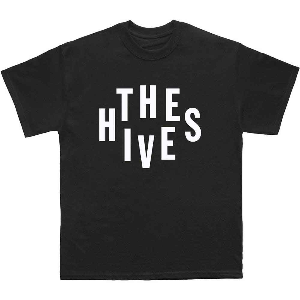 Rock Off officially licensed products The Hives Stacked Band Logo T Shirt S Black