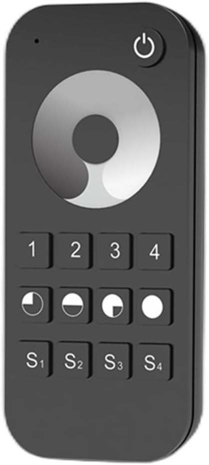 Universal Remote Controllers RGB+CCT Smart Dimmer with Push Dimming 2.4G Remote Control for CW CCT Strip Lights RT6