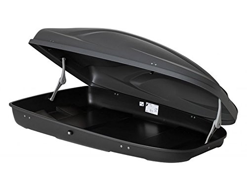 G3 - COFRE DE TECHO ALL-TIME 400 + BARRAS DE TECHO DE ALUMINIO MODELO PACIFIC PARA COCHES SIN RAIL