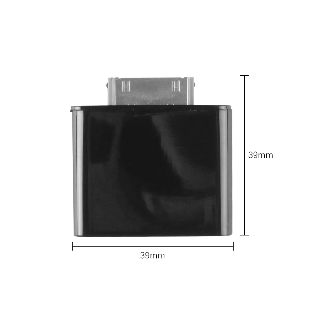 Trasmettitore audio Bluetooth per iPod Adattatore Bluetooth wireless a 30 pin per altoparlanti domestici Trasmette l'audio della TV