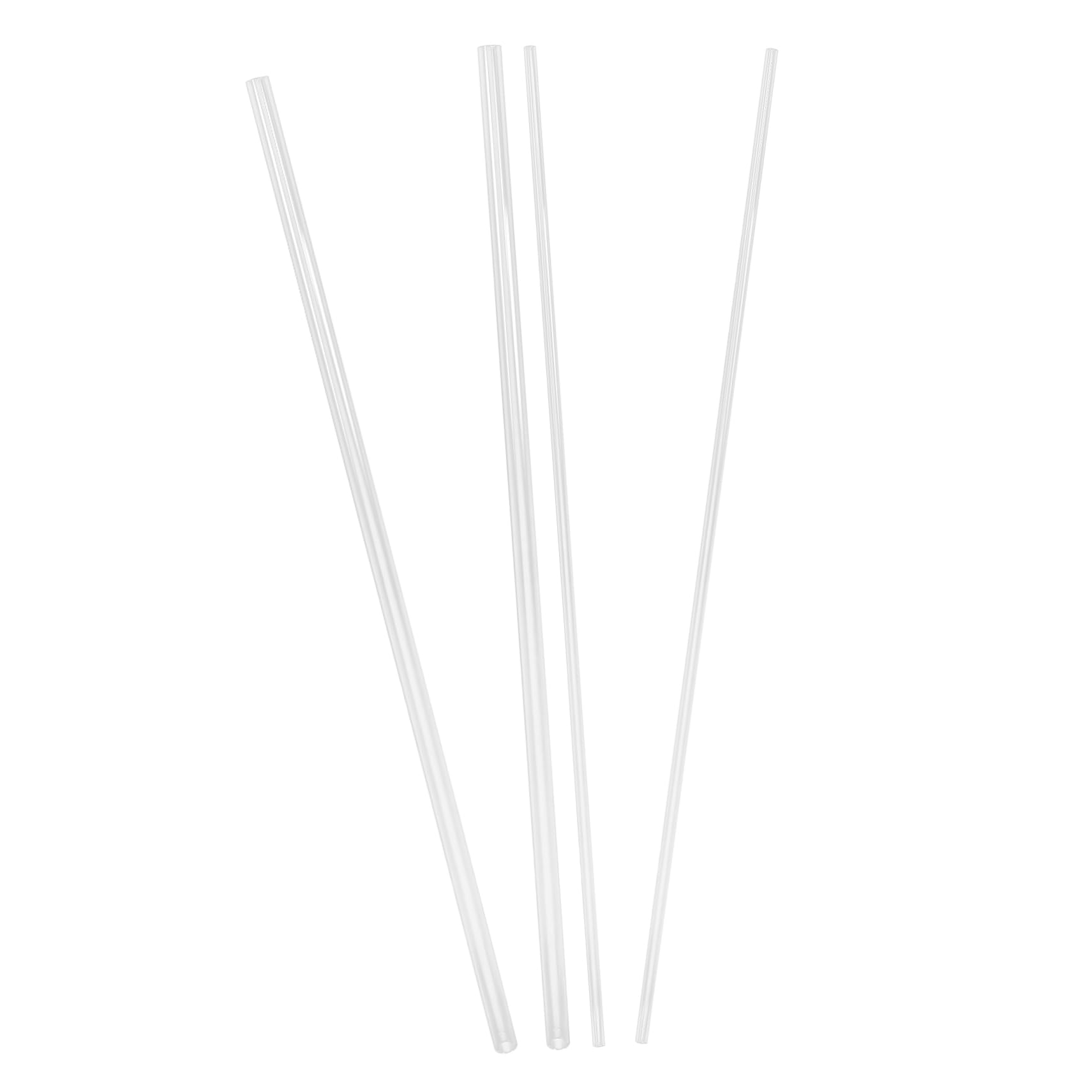 VILLFUL Strong Rigid Plastic Tubing 4 Units Round Tubes Dust Collection Fittings Aquarium Tubing