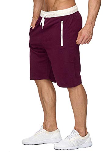 Newbby Herren Jogginghose mit elastischer Taille und Kordelzug - - Klein Cover
