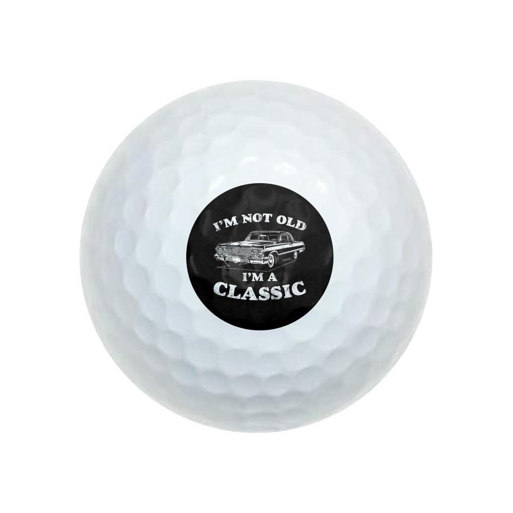 GRAPHICS & MORE I'm Not Old I'm a Classic Novelty Golf Balls 3 Pack