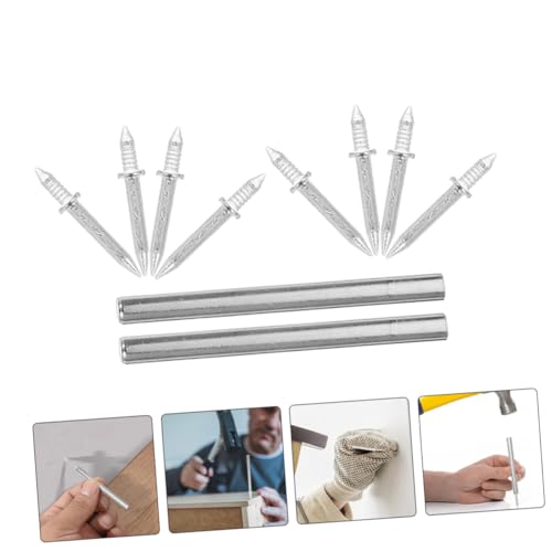Operitacx 200pcs Double Head Seamless Nails for Wall Decor Glue Nails Rivet Setting Tool for Home Use miniatura 7