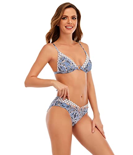 Lucky Brand Brassière à anneaux Blossom femme sans armatures confort