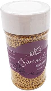Sprinkles Edible Candy Mini Pearls Cupcake Cake Toppers 3oz 2mm, Celebrations Candy Pearls Shaker Jar Wedding Shower Party...