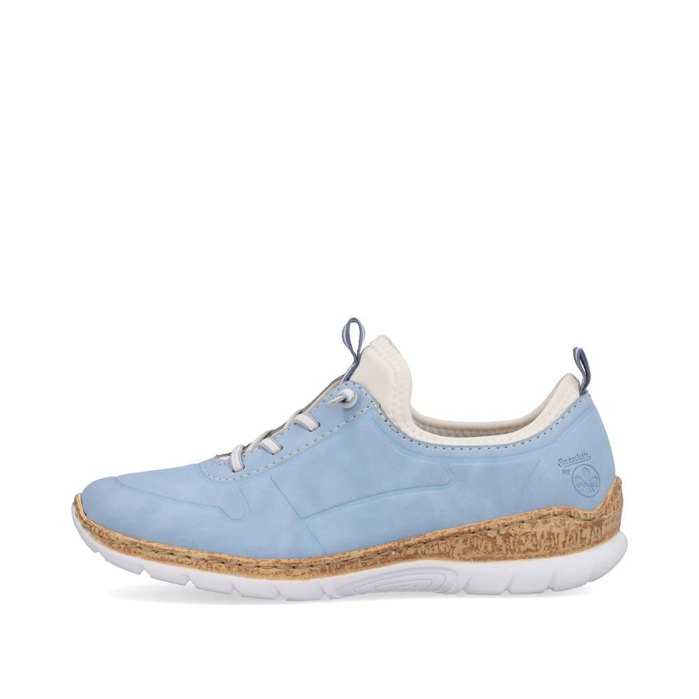 Rieker Femme Baskets N4285, Dame Baskets Basses,Semelle intérieure Amovible