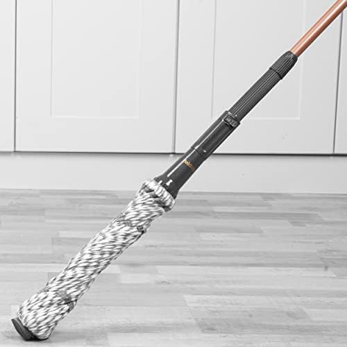 Beldray LA085719EU7 Get the Look Extendable Twist Mop, Built-in Wringing Function, Absorbent Mop Head, Perfect for Cleaning Hard Floors, Rose Gold Edition, 128cm
