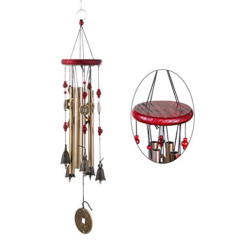 Sino dos ventos Sikiwind de cobre para decoração de jardim, quintal e quarto