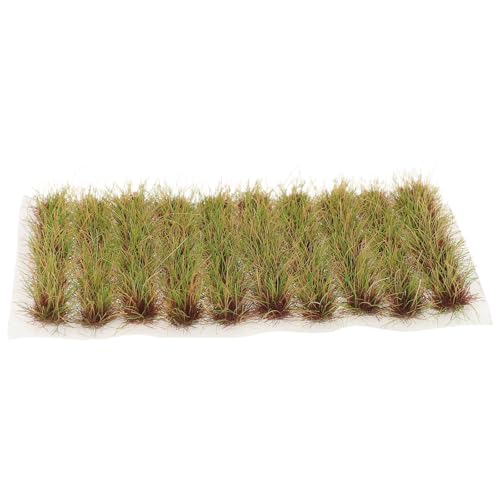 LOLIPPYY Touffes D’Herbe Statique Miniature Automne 70 Brins pour Modélisme Ferroviaire et Diorama Herbe Artificielle pour Micro-Paysages et Jardins Féeriques Décor de Terrain Réaliste