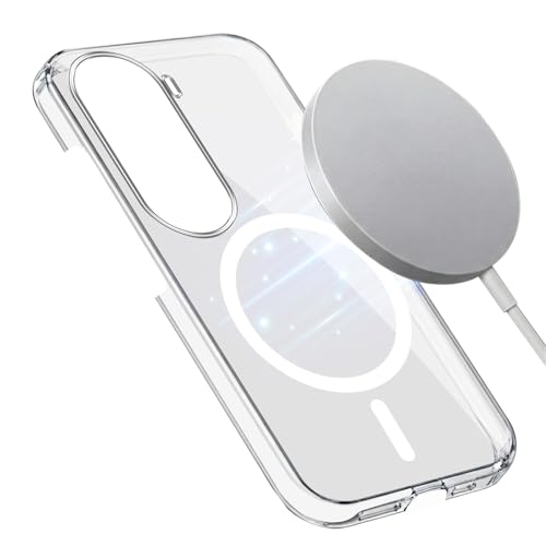Image of Jkobi Lifetime Anti-Yellow MagSafe Compatible Clear Back Cover Case for Vivo V40e (Sleek Hard Crystal | Shockproof and Camera Protection)