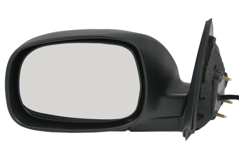 TRQ 2 Piece Driver and Passenger Side Mirror Assembly Set Electric Adjustment Heated No Memory Chrome Compatible with 2004-2006 Toyota Tundra TO1320227 TO1321227