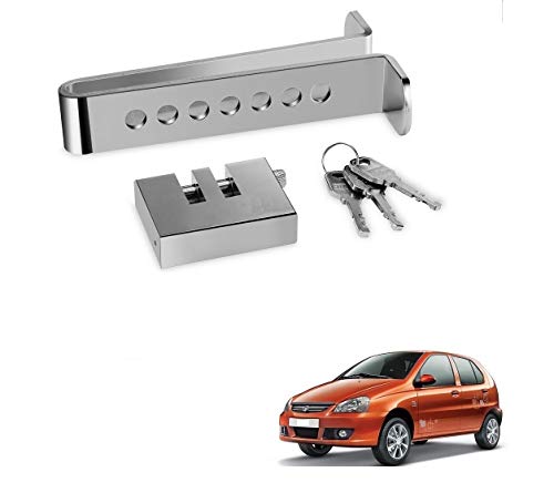 Image of Kozdiko Car Stainless Steel Pedal Lock Rod or for Brake Clutch Throttle Adjustable Anti Theft Security Lock System for Tata Indica