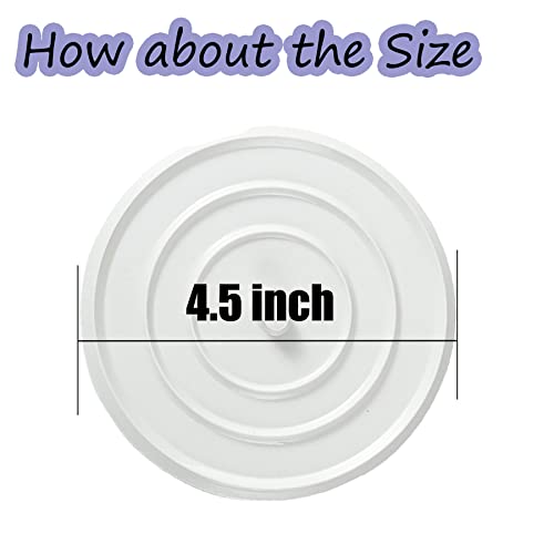 3 Pack Silicone Bathtub Drain Stopper Plug Sink Plug Universal Sink Stopper And Travel Plug For Kitchens, Bathrooms And Laundries (4.5-Inches) #TOP2