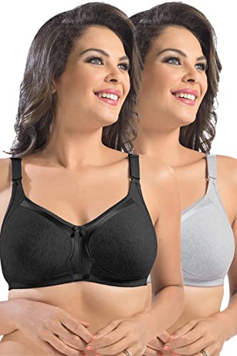Image of SONARI Zoya Women's Non Padded Full Coverage Bra Pack of 2