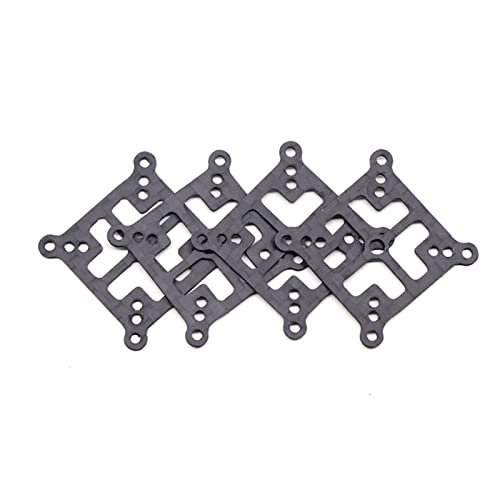 Image of DKNTZO Cinewhoop Toothpick FPV Drone Flight Controller Mount Adpter, Carbon Fiber FPV Flight Controller Stack Adpter Board 25.5mm to 20mm 16mm for FPV Freestyle 2-4inch Cinewhoop Toothpick Drones