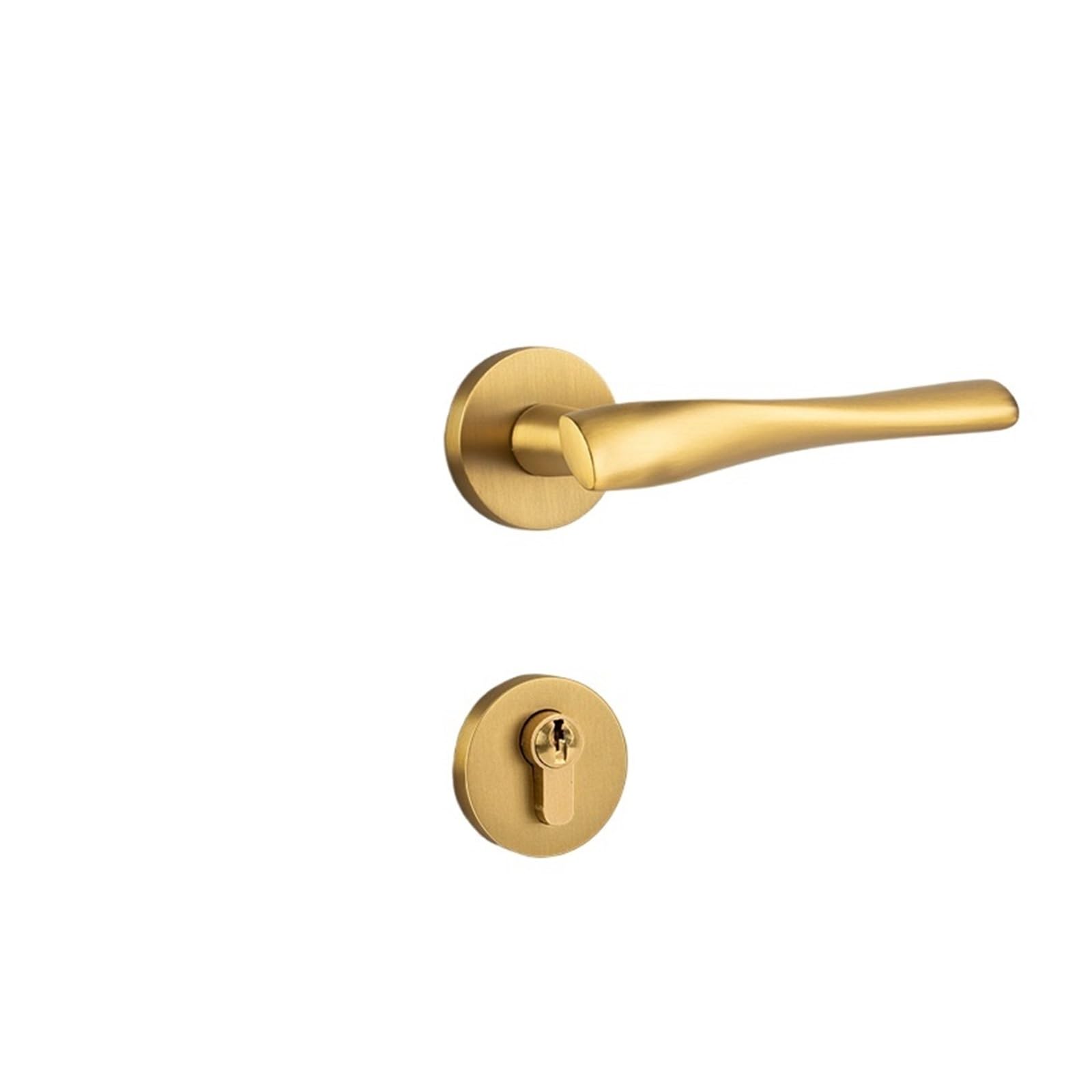 Aepqbgqj One Color Pure Copper Door Lock Magnetic Silent All Indoor Bedroom