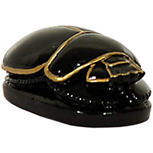 Preisvergleich Produktbild Ägyptischer Scarabeus schwarz-gold klein