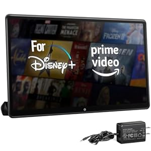 15.6 Inch 4K Android 11.0 Multifunction Car TV Back Seat, 5G WiFi Headrest Monitor Tablet Touch Screen 1080P Bluetooth/USB/SD/HDMI in+Out/FM/Mirror Link/Airplay Video Player (2Ram 32Rom(1Monitor))