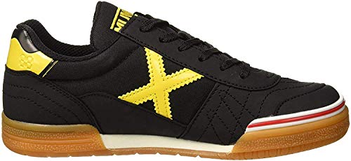 Munich Gresca Kid's, Zapatillas de deporte Unisex niños, Black Yellow, 34 EU