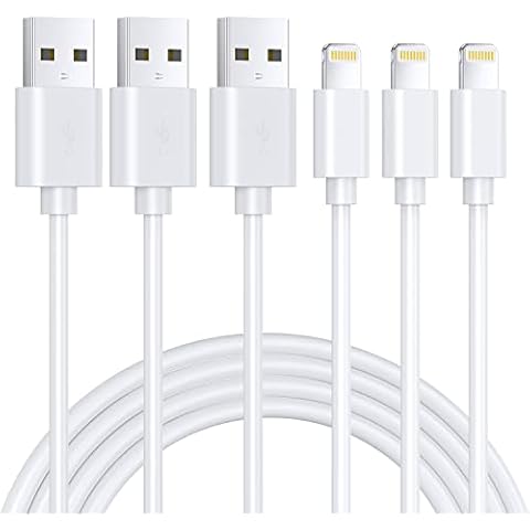 iPhone Charger Cable, MFi Certified iPhone Lightning Cable 3Pack 6ft/1.8m Fast Charging & Sync iPhone Charger Compatible with iPhone 13 12 11 Pro Max X Xs XR 8 7 6 6Plus,iPad and More Cover