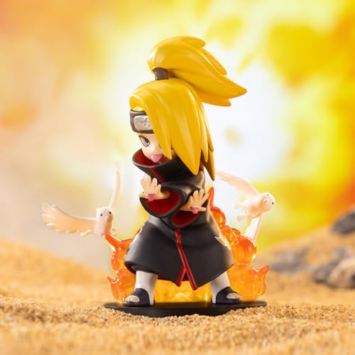 Image of POP MART Naruto: Shippuden Series Battle Against Akatsuki Themed Blind Box Figures, Collectible Toys Home Decorations, Holiday Birthday Gifts for Girls and Boys, Whole Set